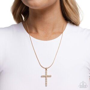 Paparazzi Jewelry Accessories - Holy Harmony - Gold Necklace - NEW!!